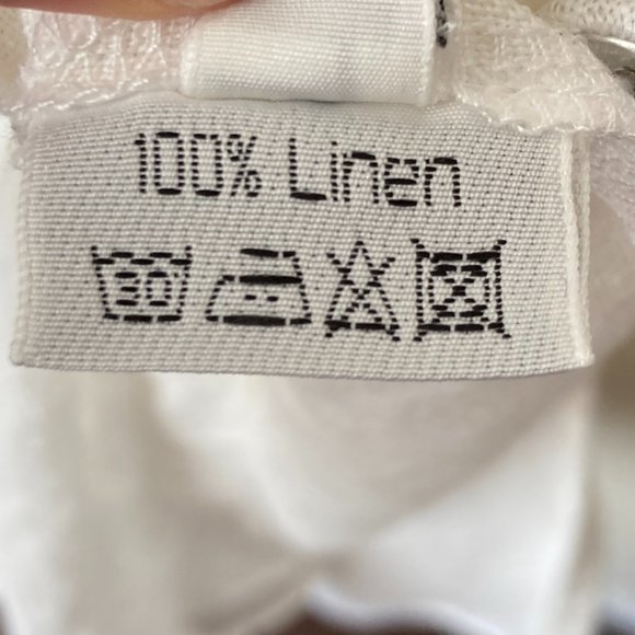 100% Linen Madde Vintage Nightwear Lagenlook Nightgown Dress size 38/M - Picture 12 of 12